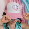 Seashell Patch Hat, Pink - Hats - 2