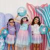 Sparkling Mermaid Dress, Multi - Dresses - 3