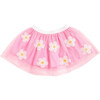 Pink Daisy Sequin Tutu, Pink - Tutus - 1 - thumbnail