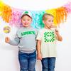 Lucky Boy Patch St. Patrick's Day Sweatshirt, Grey - Sweatshirts - 2