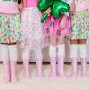 Rainbow Sequin Dress, Pink - Dresses - 6