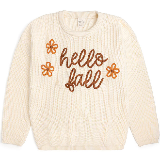 Hello Fall Women's Sweater, Natural