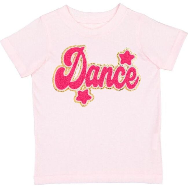 Dance Script Patch Short Sleeve T-Shirt, Ballet - T-Shirts - 1