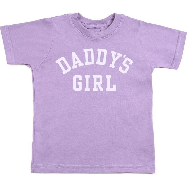Daddy's Girl Short Sleeve T-Shirt, Lavender - T-Shirts - 1
