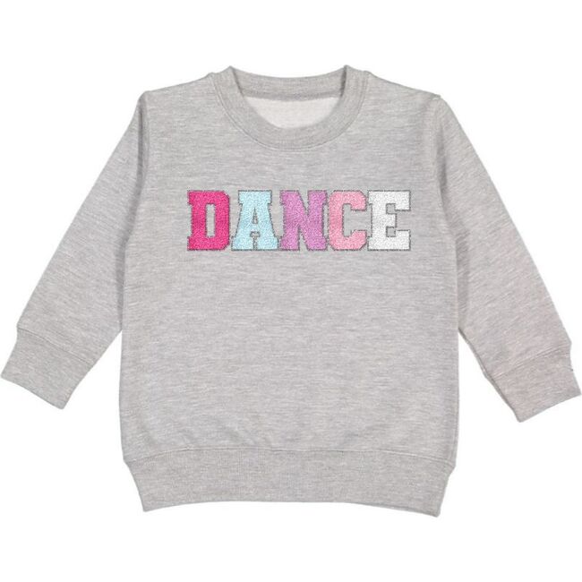 Dance Patch Sweatshirt, Grey - Sweatshirts - 1