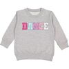 Dance Patch Sweatshirt, Grey - Sweatshirts - 1 - thumbnail