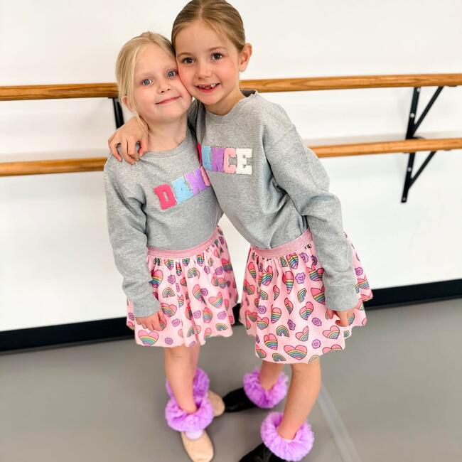 Dance Patch Sweatshirt, Grey - Sweatshirts - 2
