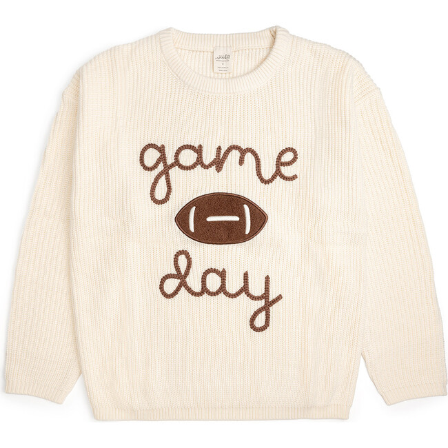 Game Day Knit Women's Sweater, Natural