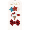 Patriotic Clip Set, Multi - Hair Accessories - 1 - thumbnail