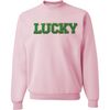 Lucky Patch St. Patrick's Day Adult Sweatshirt, Pink - Sweatshirts - 1 - thumbnail
