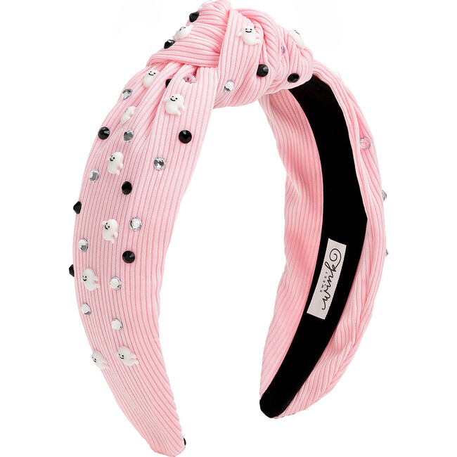 Spooky Halloween Gemstone Women's Headband, Pink