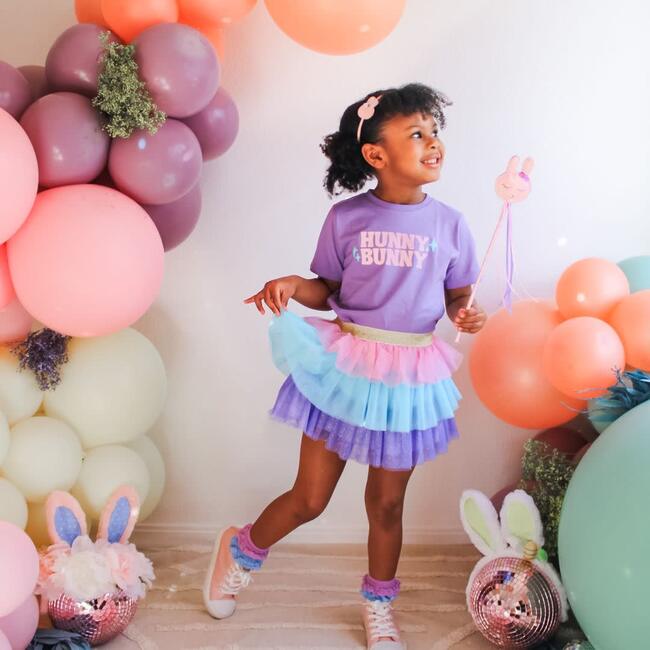 Hunny Bunny S/S Shirt, Lavender - T-Shirts - 4