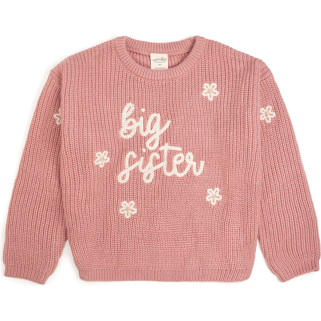 Big Sister Knit Sweater, Mauve