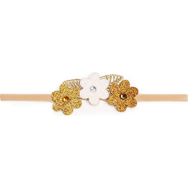 Boho Floral Glitter Baby Headband, Multi
