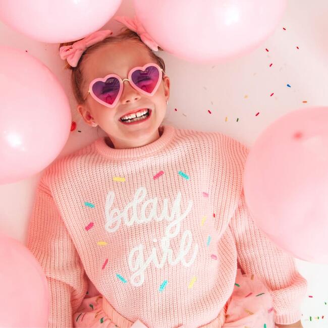 Birthday Girl Sprinkle Knit Sweater, Ballet - Sweaters - 3