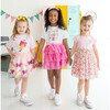 Back To School Cutie Patch Short Sleeve Tutu Dress, Multi - Dresses - 4