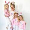 Hip Hop Patch Adult L/S Sweatshirt, Pink - Sweatshirts - 2