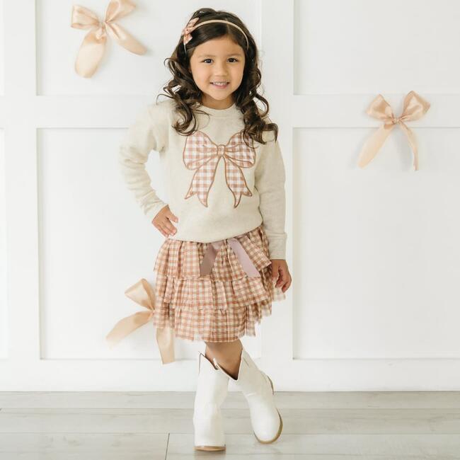 Gingham Printed Tulle Tiered Tutu, Multi - Tutus - 2