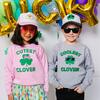 Cutest Clover St. Patrick's Day Sweatshirt, Pink - Sweatshirts - 4