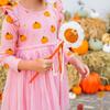 Pumpkin Blush Long Sleeve Tutu Dress, Blush - Dresses - 4