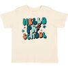 Hello Preschool Short Sleeve T-Shirt, Natural - T-Shirts - 1 - thumbnail