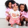 Mama's Little Turkey Thanksgiving Long Sleeve Romper, Natural - Onesies - 3