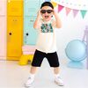 Hello Kindergarten Short Sleeve T-Shirt, Natural - T-Shirts - 2