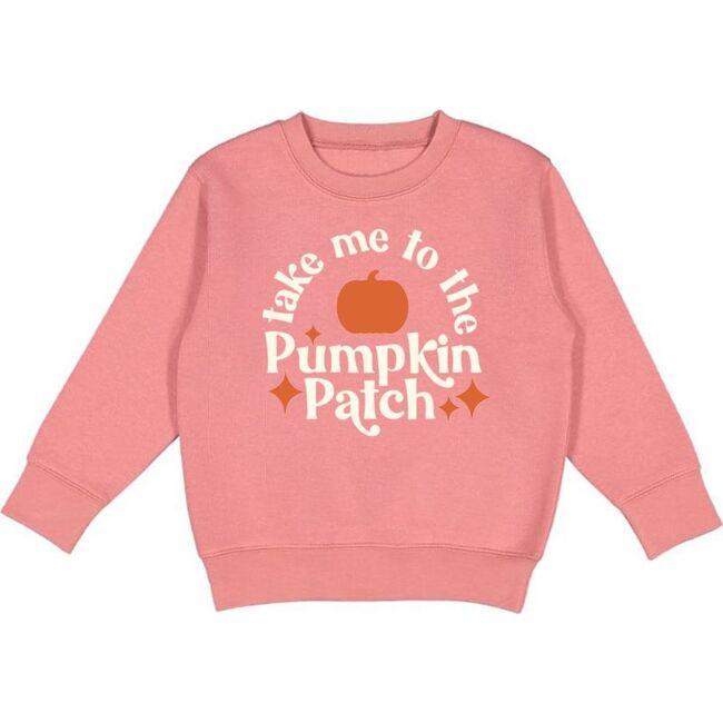 Take Me To The Pumpkin Patch Sweatshirt, Dusty Rose - Sweatshirts - 1