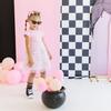 Ghost Sequin Halloween Short Sleeve Tutu Dress, Pink - Dresses - 2 - thumbnail