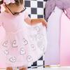Ghost Sequin Halloween Short Sleeve Tutu Dress, Pink - Dresses - 3 - thumbnail