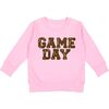 Game Day Patch Sweatshirt, Pink - Sweatshirts - 1 - thumbnail