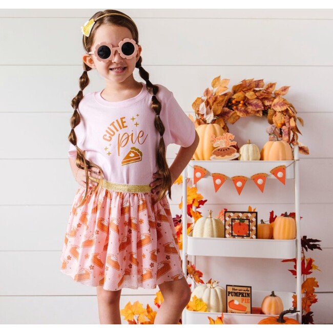 Cutie Pie Thanksgiving Short Sleeve T-Shirt, Ballet - T-Shirts - 2
