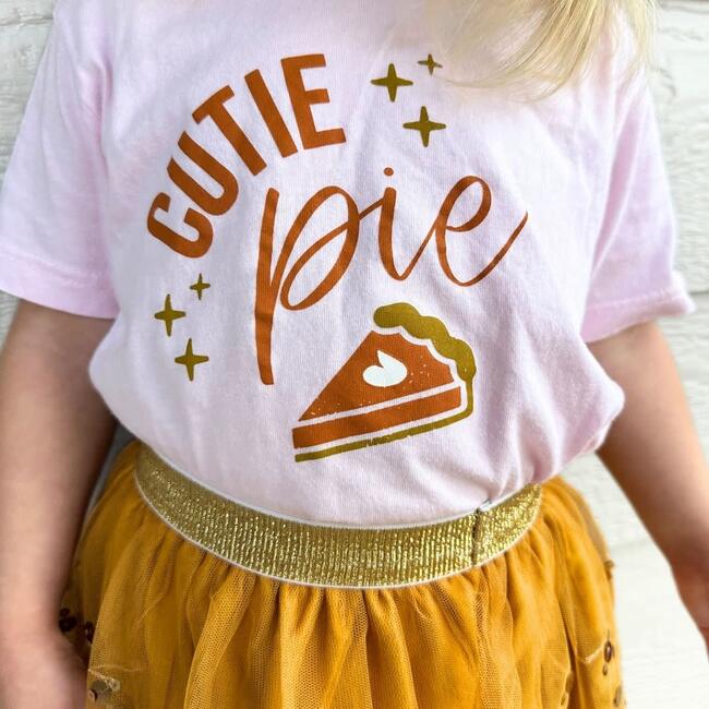 Cutie Pie Thanksgiving Short Sleeve T-Shirt, Ballet - T-Shirts - 3