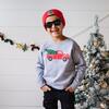 Christmas Tree Truck Sweatshirt, Grey - Sweatshirts - 2