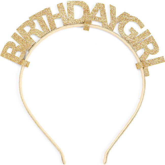 Birthday Girl Headband, Gold