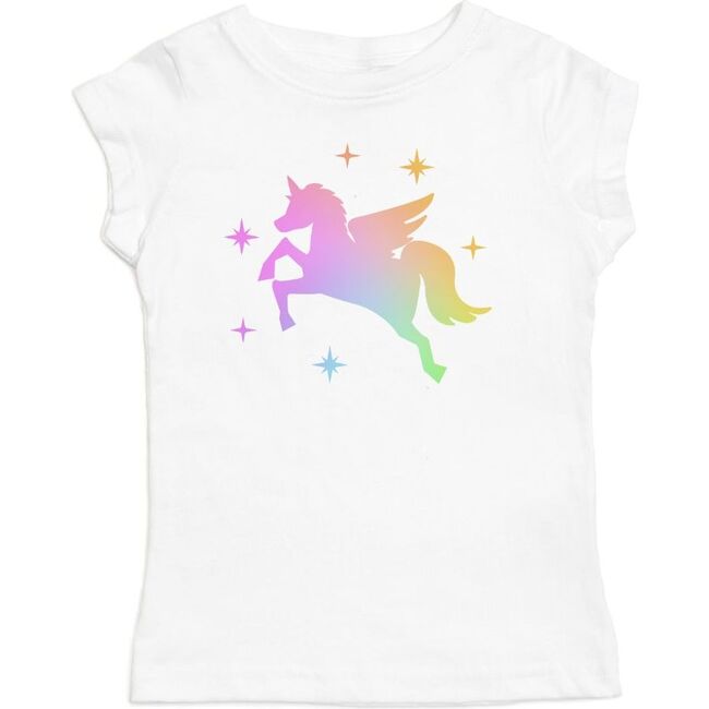 Magical Unicorn S/S Shirt, White - T-Shirts - 1