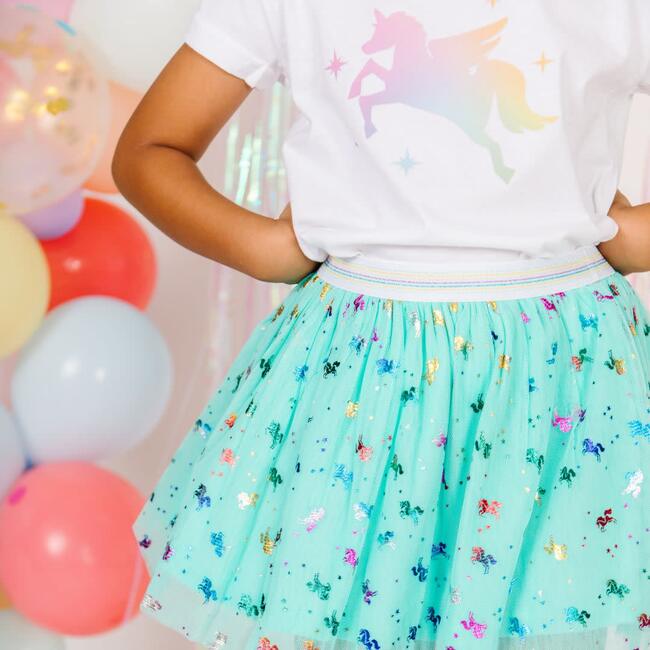 Magical Unicorn S/S Shirt, White - T-Shirts - 4
