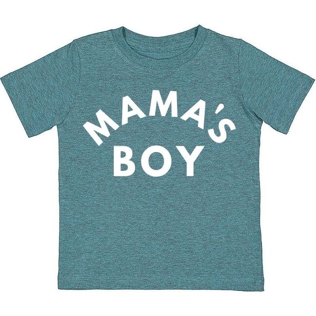 Mama's Boy Short Sleeve Shirt Teal - T-Shirts - 1
