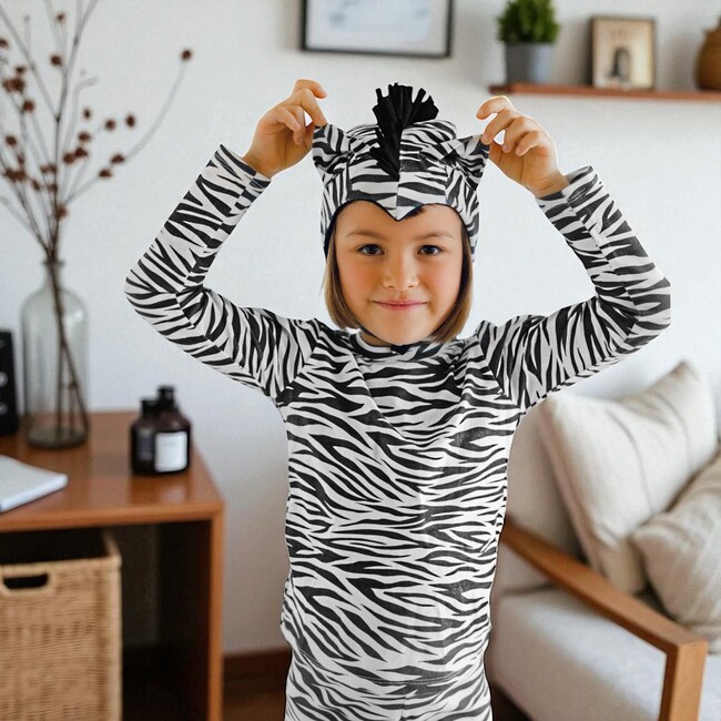 Zebra Pajama Costume - Costumes - 4