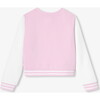 Girl Varsity Cardigan White/Pink - Cardigans - 2