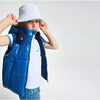 Reversible Sleeveless Puffer Jacket For Boys Navy Blue - Coats - 4 - thumbnail