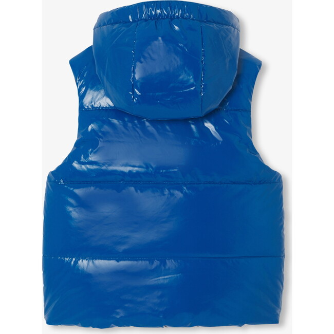 Reversible Sleeveless Puffer Jacket For Boys Navy Blue - Coats - 6