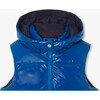 Reversible Sleeveless Puffer Jacket For Boys Navy Blue - Coats - 8 - thumbnail