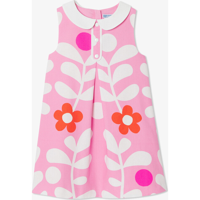 Girl Sleeveless Dress Pink/Multicolour - Dresses - 1