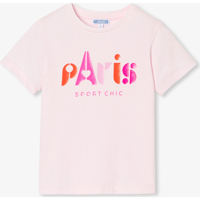 Girl Short Sleeve T-Shirt Powder Pink - T-Shirts - 1