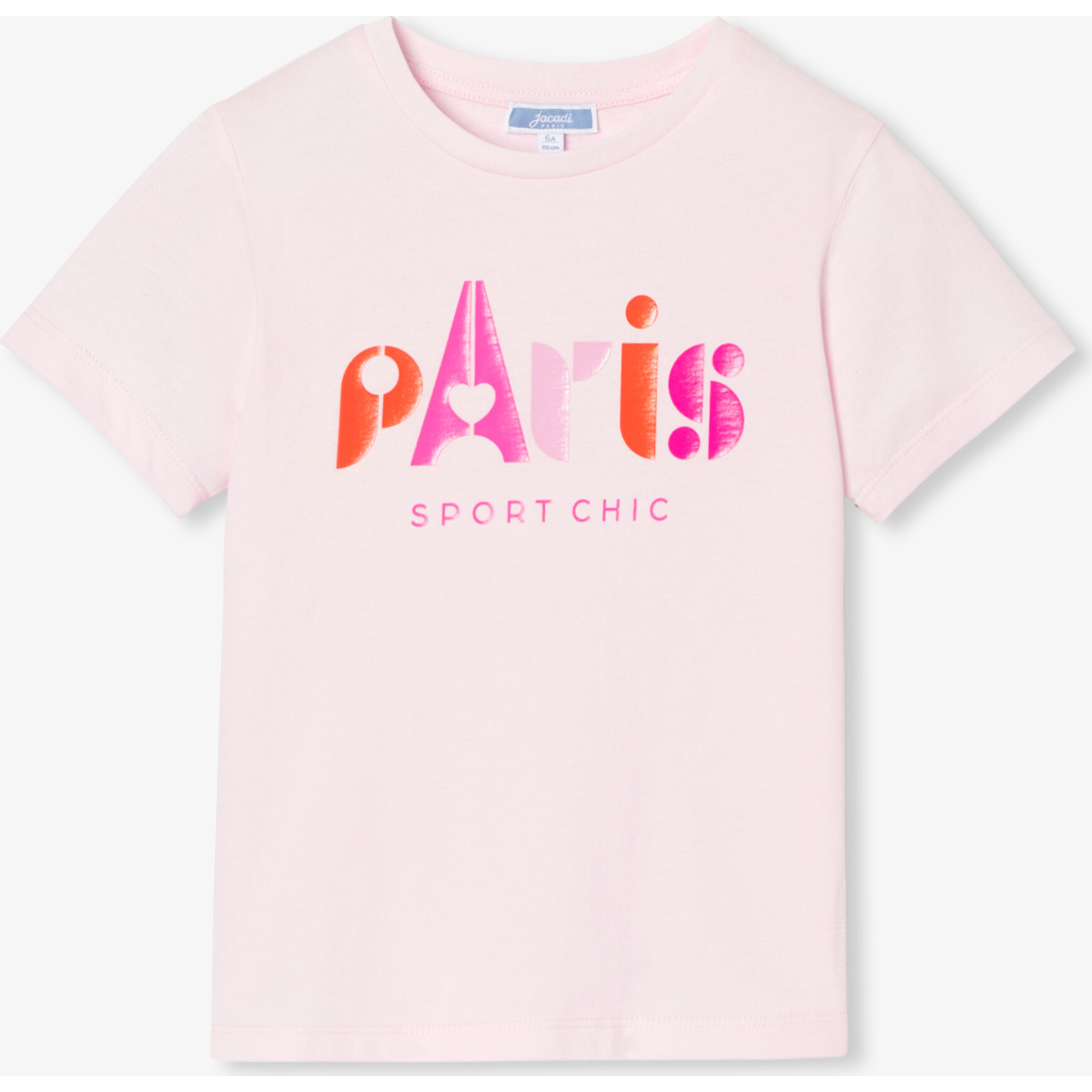 Girl Short Sleeve T-Shirt Powder Pink - T-Shirts - 1