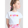 Girl Short Sleeve T-Shirt White - T-Shirts - 2 - thumbnail