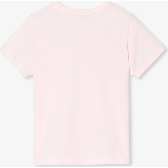 Girl Short Sleeve T-Shirt Powder Pink - T-Shirts - 2