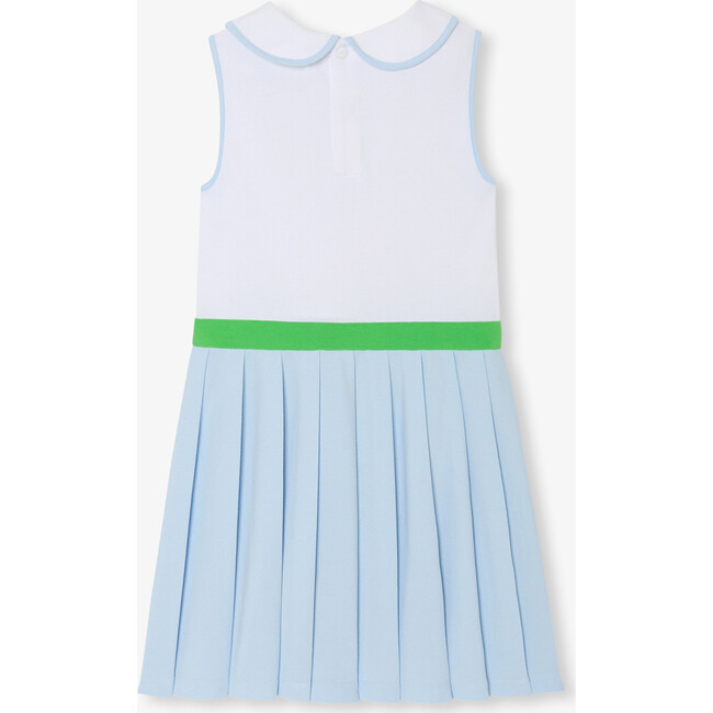 Girl Polo Dress White/Blue - Dresses - 2