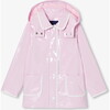 Girl Matte Raincoat  Powder Pink - Raincoats - 1 - thumbnail